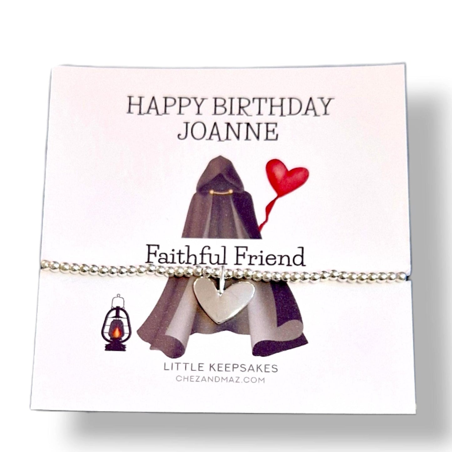 Traitors Inspired Silver Plated Bracelet – Reality TV Fan Jewelry, Faithful Friend Gift- Silver Plated Bracelet and backing card