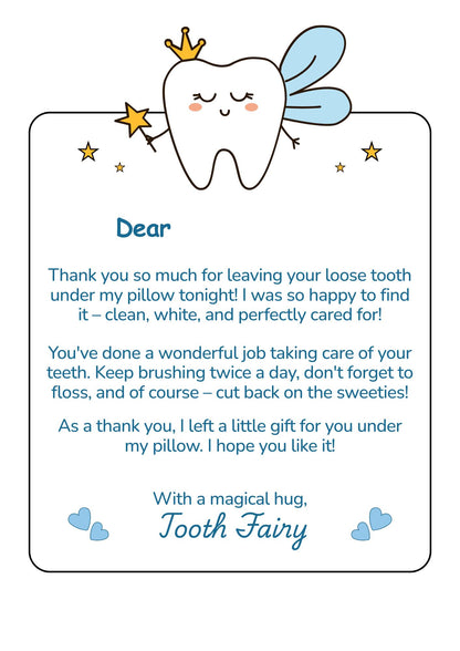Tooth Fairy Letter & Certificate Set (Digital Download A5/A6)