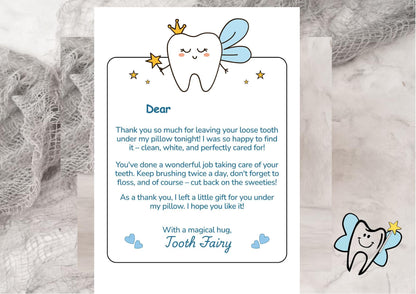 Tooth Fairy Letter & Certificate Set (Digital Download A5/A6)