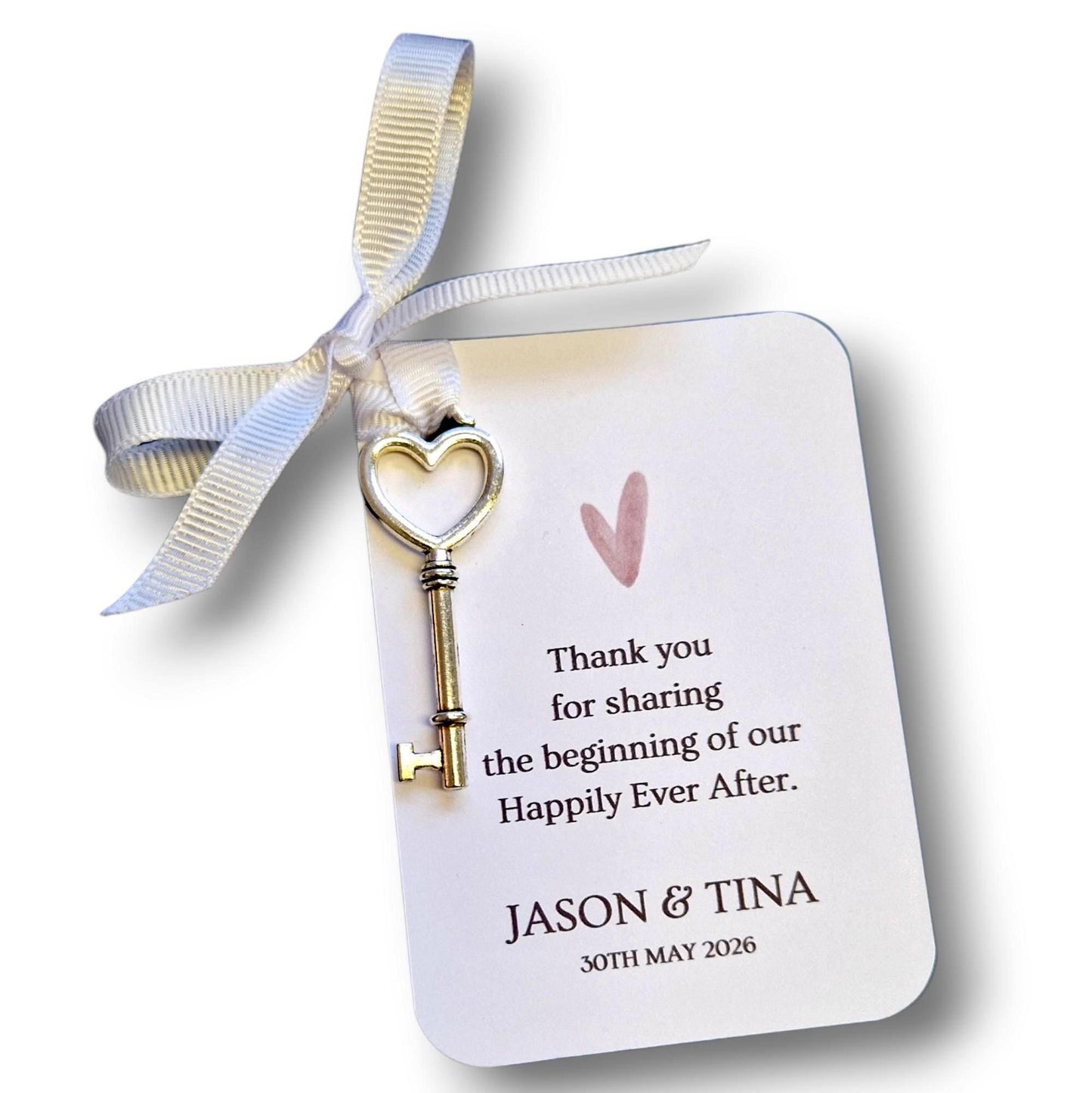 Happily Ever After Key Wedding Favors - Perfect Guest Gifts for Your Special Day