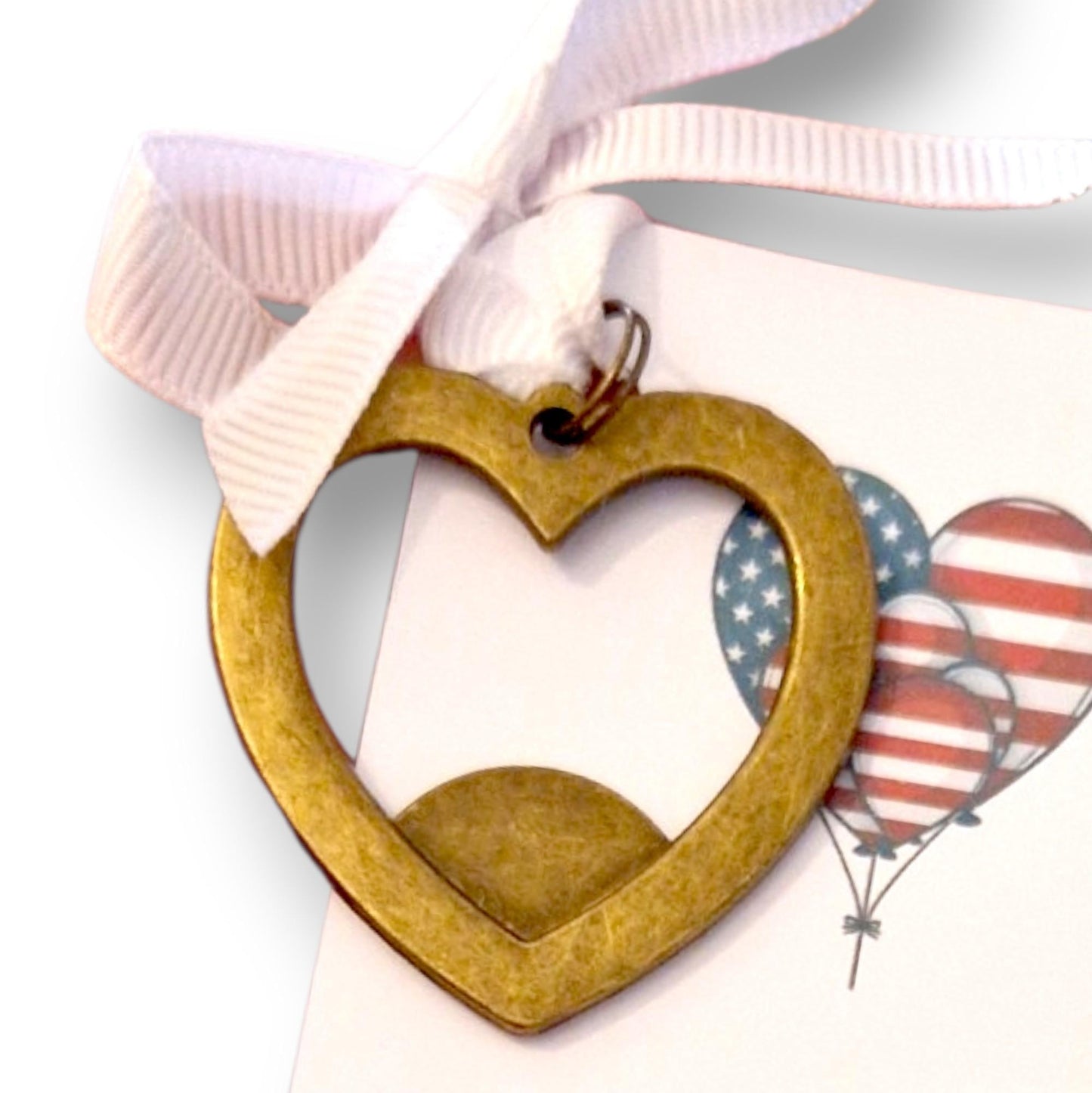 American Flag Heart Keyring Bottle Opener, USA Wedding Favour, Patriotic Party Favour, Heart Keychain Gift for Guests