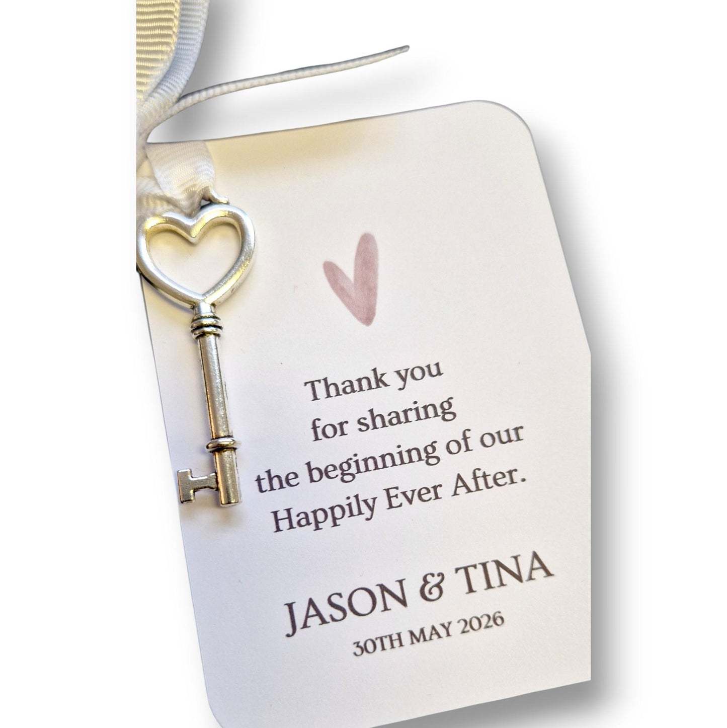 Happily Ever After Key Wedding Favors - Perfect Guest Gifts for Your Special Day