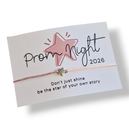 Prom Night Wish Bracelet | Prom Gift | Prom Night Gift | Prom Gifting | End of School Gift | Don't just shine, be the star of your own story