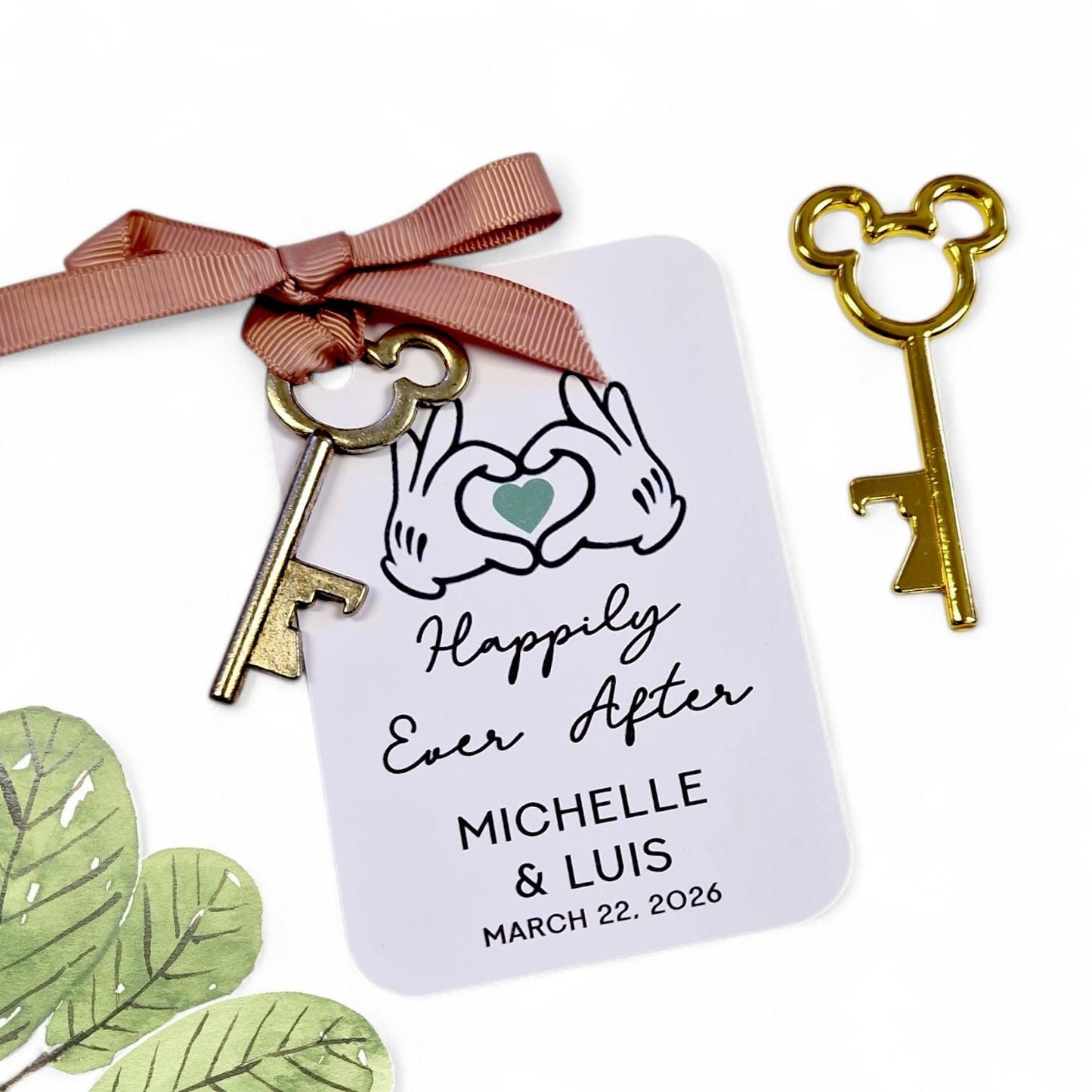 Key Bottle Opener I Perfect Wedding Favour for Disney Lovers I Magical Disney Key Bottle Opener I Wedding Keepsake & Guest Favour hk87