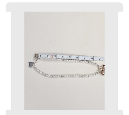 Thank You Friend Silver Plated Charm Bracelet, Friendship Thank You Gift, Best Friend Keepsake Bracelet, Appreciation Gift