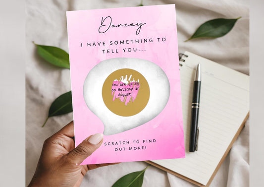 Scratch Off Surprise Reveal Card - Something I've been meaning to tell you! - Scratch card