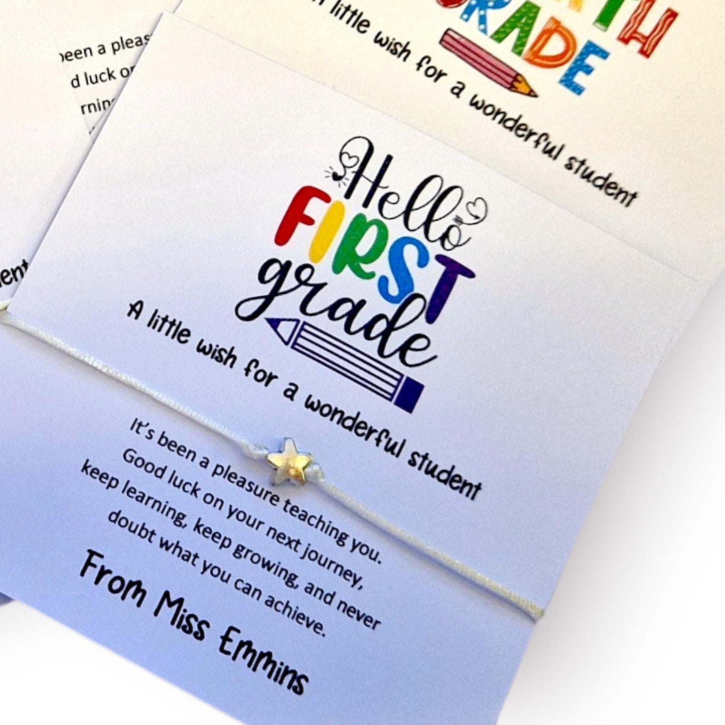 1st Grade, 2nd Grade, 3rd Grade, 4th Grade, 5th Grade Bulk  Wonderful Student Bracelet | Student Gift | Good Luck Gift | Class of 2026