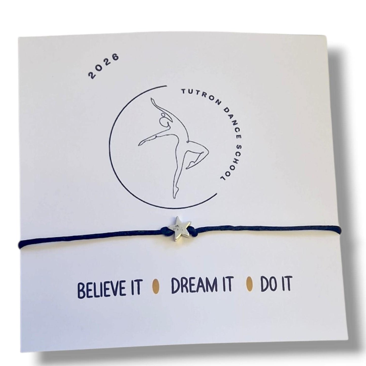 Personalised Dance Class, Dance Academy,Dance Competition, Dance Troupe, Wish Bracelet: Friendship Gift, Team gift