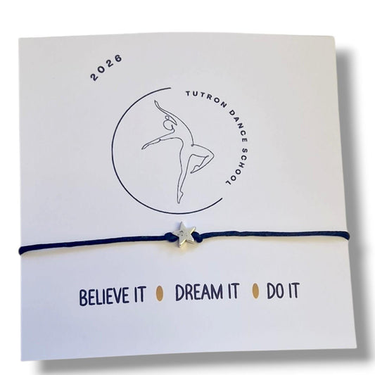 Personalised Dance Class, Dance Academy,Dance Competition, Dance Troupe, Wish Bracelet: Friendship Gift, Team gift