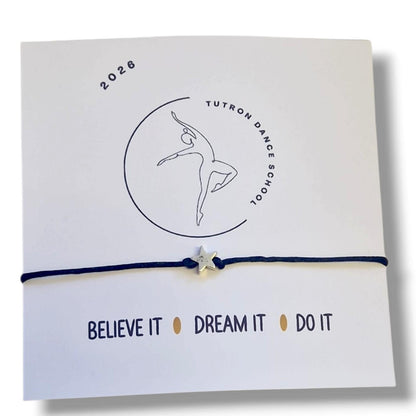 Personalised Dance Class, Dance Academy,Dance Competition, Dance Troupe, Wish Bracelet: Friendship Gift, Team gift