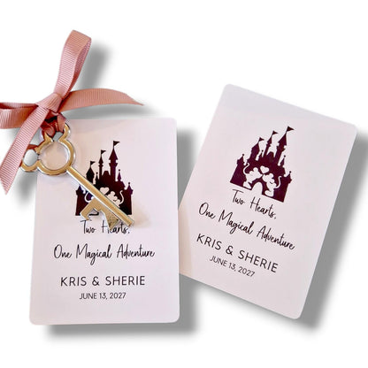 Disney Lovers, Magical Disney Key Bottle Opener, Wedding, Engagement, Anniversary Keepsake & Guest Favour hk87