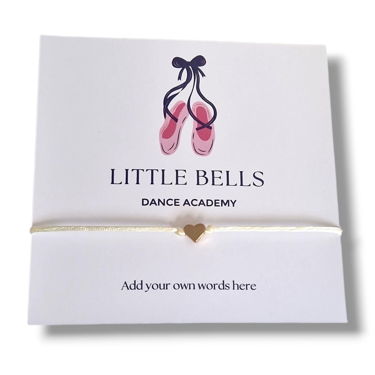 Dance Class, Ballet Academy, Competition, Troupe, Wish Bracelet: Congratulations, end of year, Team / Group gift, Personalised, Customised