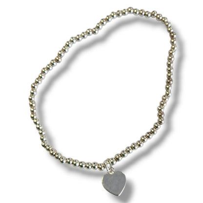 You Will Be Missed, Personalised Silver Plated Charm Bracelet, leaving gift, retirement, moving on