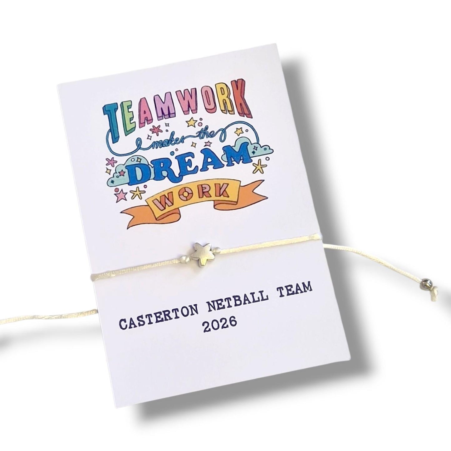 Team Wish Bracelet | Team Gift | Sports Team Bracelet | Good Luck Team Gift | Coach to Team Gift | Team Keepsake | End of Season Gift