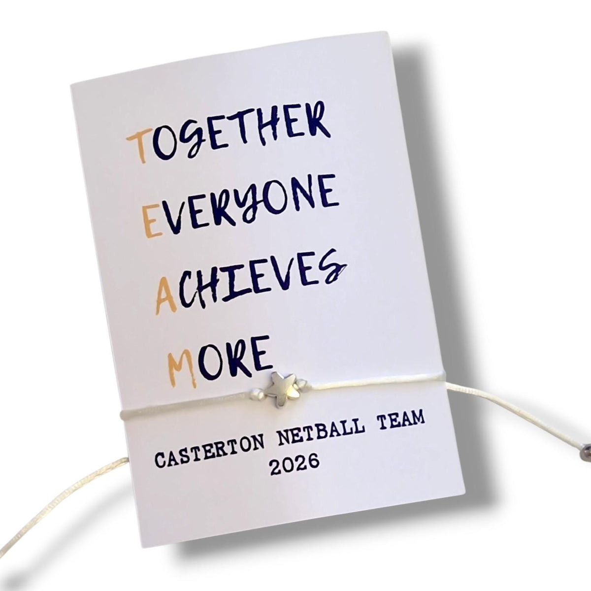 Team Wish Bracelet | Team Gift | Sports Team Bracelet | Good Luck Team Gift | Coach to Team Gift | Team Keepsake | End of Season Gift