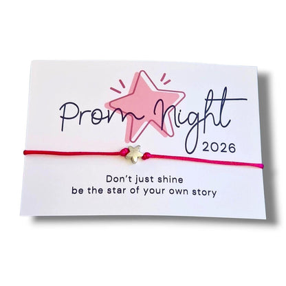 Prom Night Wish Bracelet | Prom Gift | Prom Night Gift | Prom Gifting | End of School Gift | Don't just shine, be the star of your own story