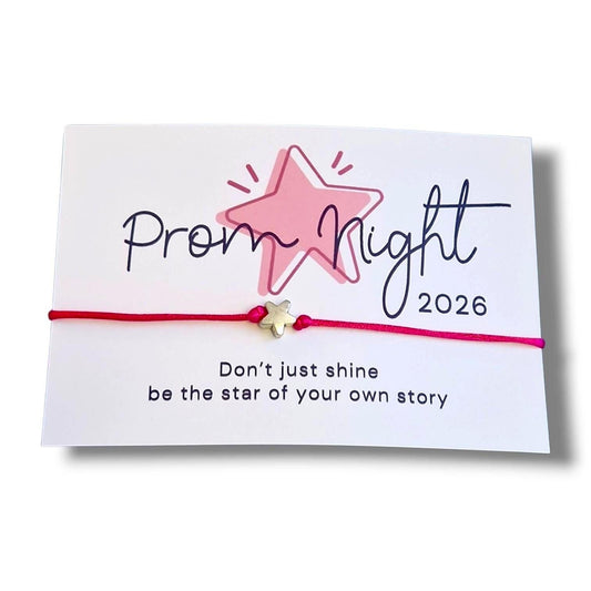 Prom Night Wish Bracelet | Prom Gift | Prom Night Gift | Prom Gifting | End of School Gift | Don't just shine, be the star of your own story