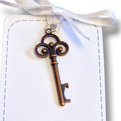 Male Teacher Bottle Opener Keyring with Thank You Card, Teacher Gift | End of Term Teacher Present | Teacher Appreciation Gift Personalised