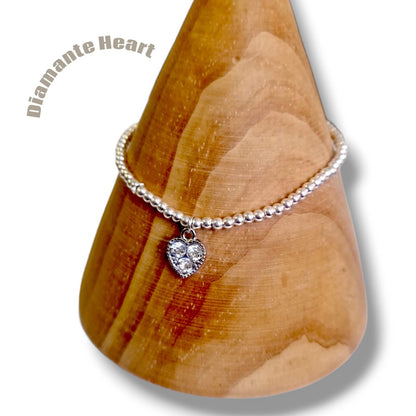 Teacher Thank You Gift: Charm Bracelet - you helped me sparkle - Coach, SEN, Teaching Assistant-Nursery-Personalised