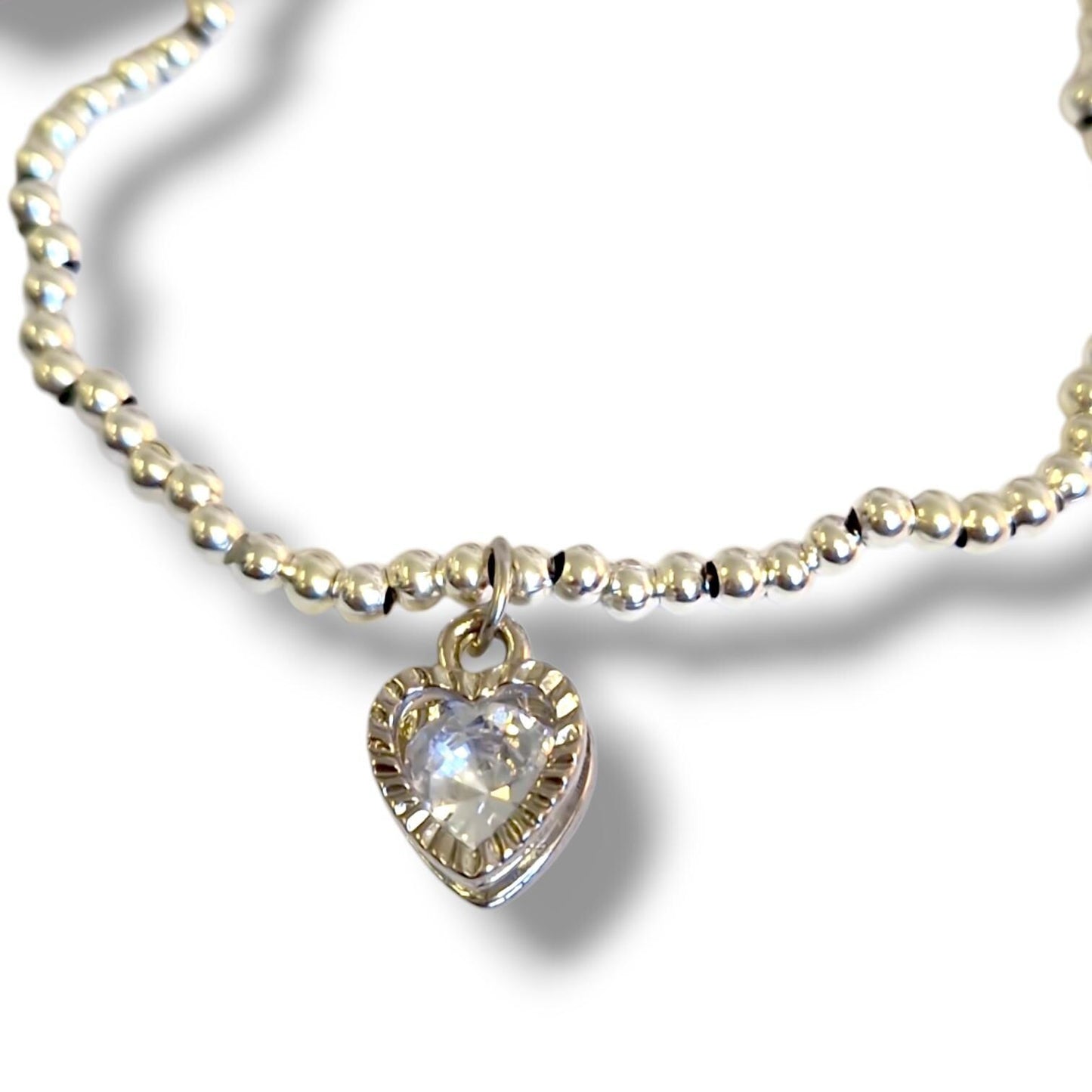 Teacher, Coach, Mentor Greeting Card with Silver Plated Heart Charm Bracelet | Thank You Teacher Card, Giving me your time, to help me shine