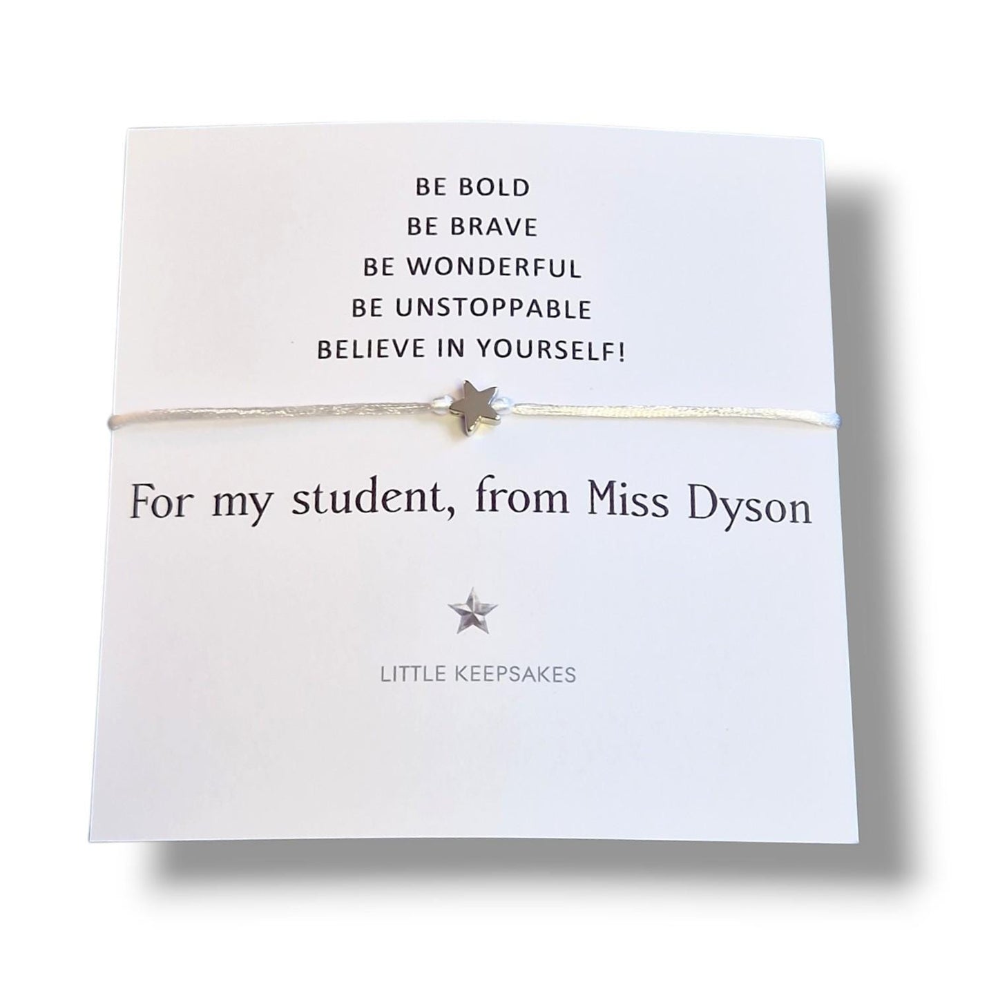 Student Bracelet | Student Gift | Exam Good Luck Gift | Inspirational Wish Bracelet Class of 2026 - Bulk - Gift from teacher