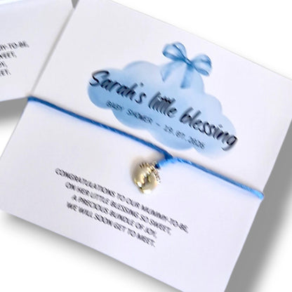 A Little Blessing Wish Bracelet | Baby Shower Gift | New Baby Keepsake | Mum To Be Bracelet | Baby Shower Favour | Pregnancy Gift