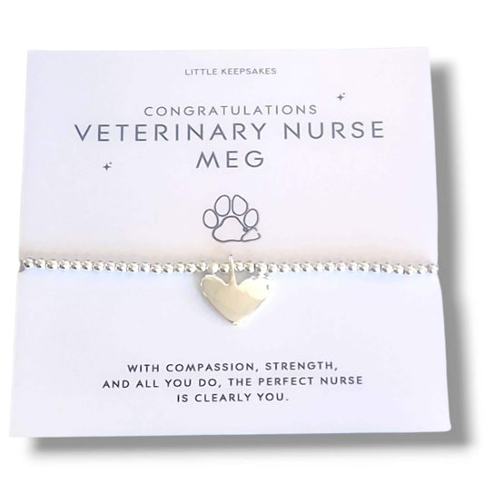 Veterinary Nurse Graduation Bracelet | Vet Nurse Gift | Veterinary Nursing Student | Registered Veterinary Nurse Keepsake | RVN Present