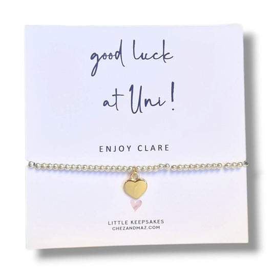 Good Luck at University Gift | New University Student Card | Leaving for Uni Gift | University Congratulations | Student Keepsake