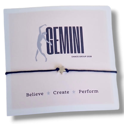 Dance Team Wish Bracelet |Friendship Bracelet | Cord Bracelet |Good Luck Gift, competition Gift