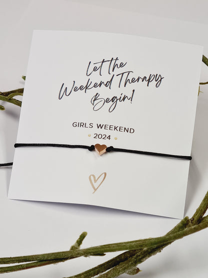 Girls Getaway Gift 2026; Girls Trip; Girls Weekend; Wish Bracelet; Girls Road Trip, Girls Weekend Gift - friendship bracelet - GG4