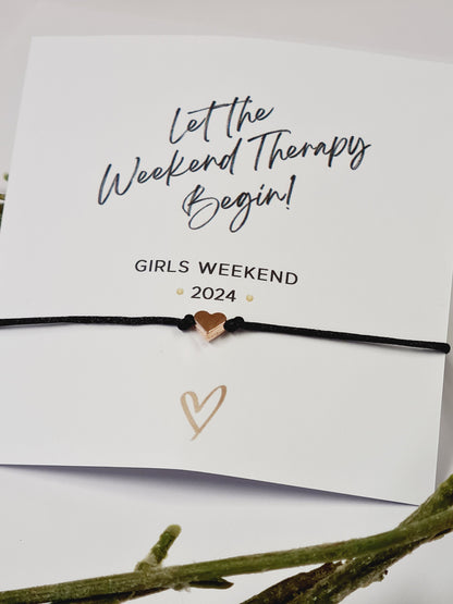 Girls Getaway Gift 2026; Girls Trip; Girls Weekend; Wish Bracelet; Girls Road Trip, Girls Weekend Gift - friendship bracelet - GG4
